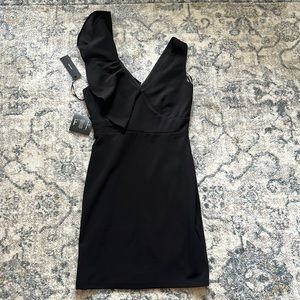 Black cocktail dress